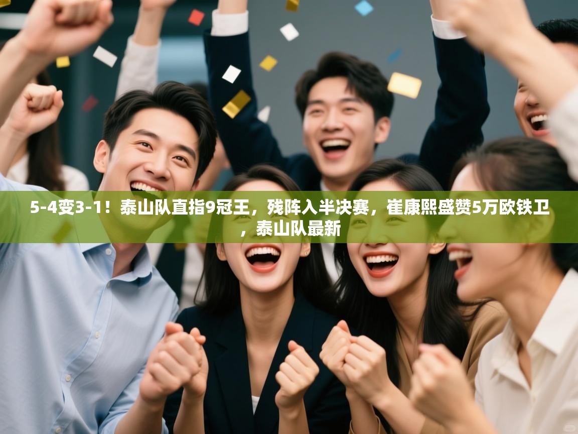开云体育注册app-5-4变3-1!泰山队直指9冠王,残阵入半决赛,崔康熙盛赞5万欧铁卫,泰山队最新 第2张
