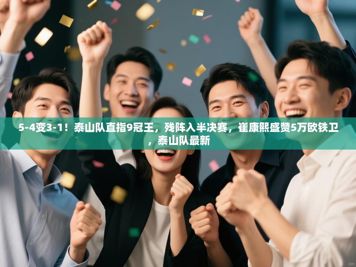 开云体育注册app-5-4变3-1!泰山队直指9冠王,残阵入半决赛,崔康熙盛赞5万欧铁卫,泰山队最新 第3张